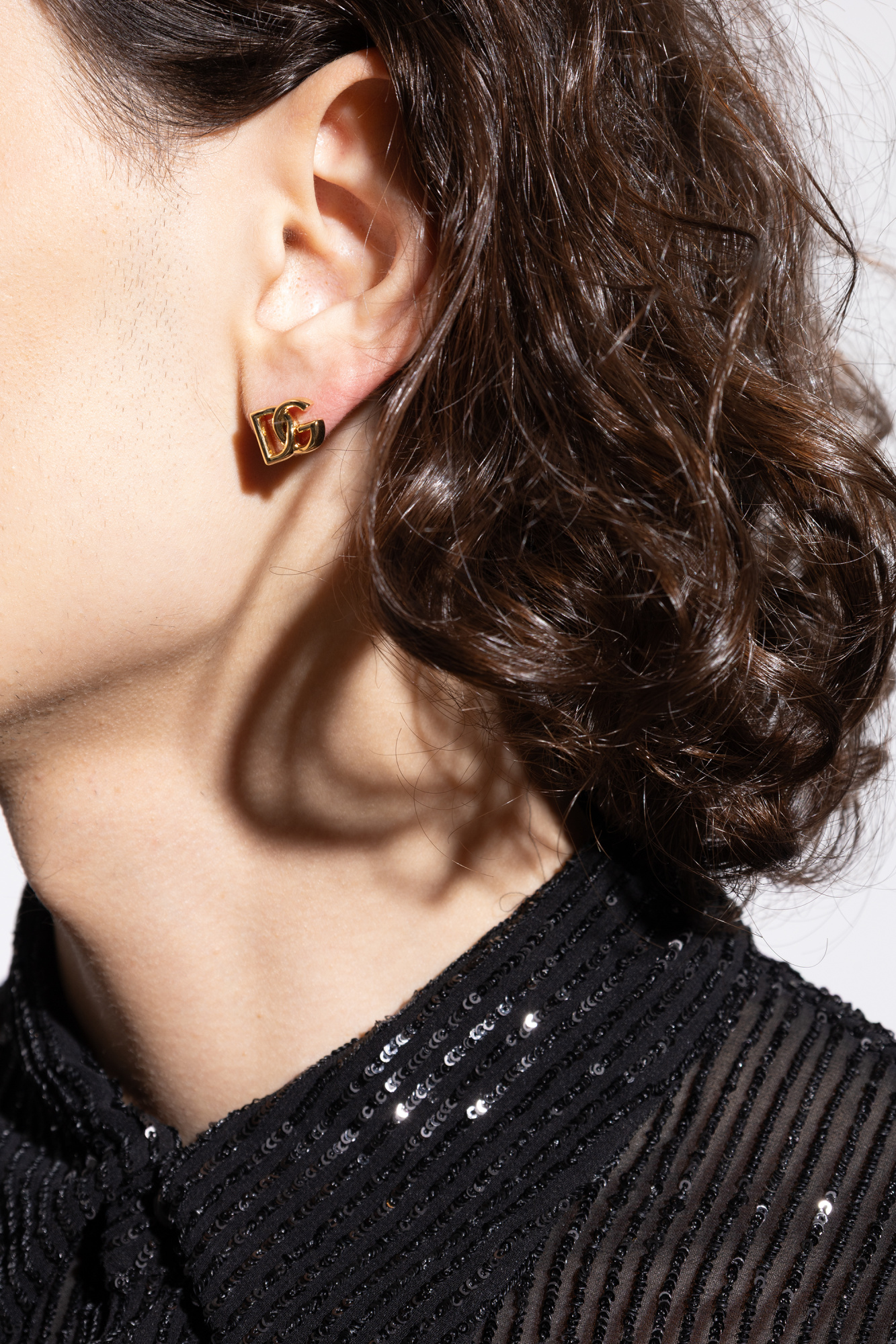 Dolce & Gabbana Earrings in the shape of a logo | Men's | Vitkac